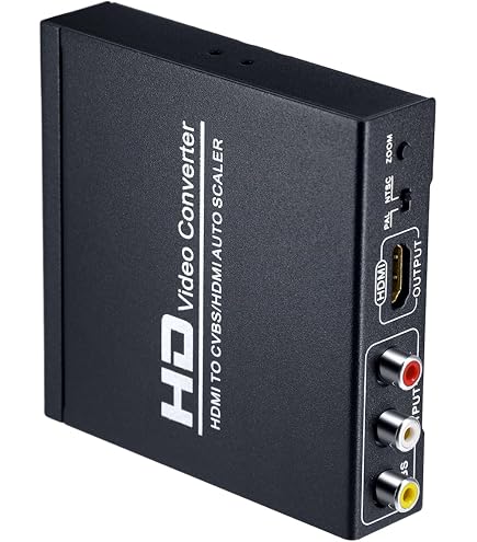 Amazon | コンポーネント to HDMI コンバーター 変換器 1080P対応 5RCA
